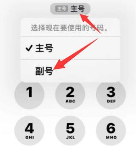 让胡路苹果14维修店分享iPhone 14 Pro Max使用副卡打电话的方法 