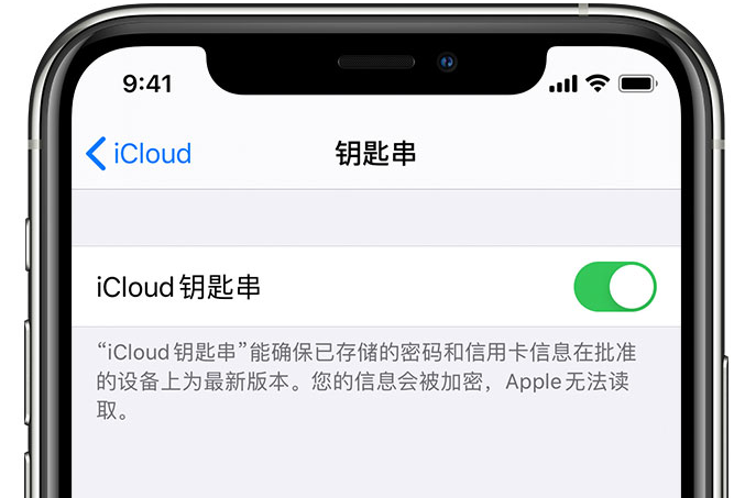 让胡路苹果手机维修分享在 iPhone 上开启 iCloud 钥匙串之后会储存哪些信息 