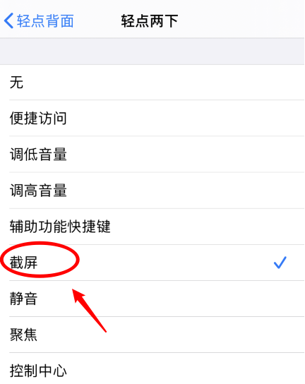 让胡路苹果手机维修分享iPhone12如何启用双击截屏 